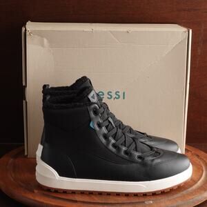 Vessi Boots Mens Size 13 BLK Alta High Top 2 Waterproof Winter Lightweight Lined